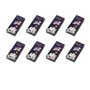 8PK Urban Legendairy Cow Matchbox Memory Gift Keepsake Figurine 5cm Navy