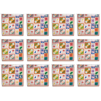 12x 20pc Urban Riviera Napkins Pink 33x33cm Kitchen Decor Tableware