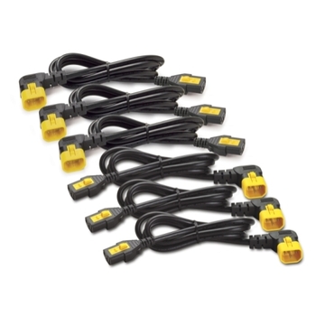 6pc APC 1.2m Locking Power Cord/Cable Kit 10A Connector