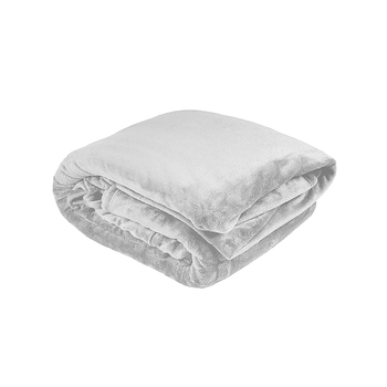 Bambury Super King Bed Ultraplush Blanket Silver Soft Knitted Home