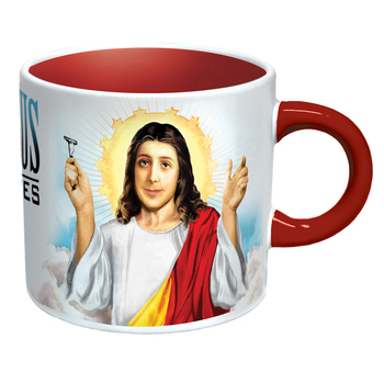 Unemployed Philosophers Guild 11cm Jesus Shaves Drinking Mug