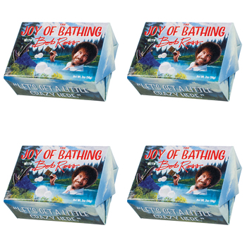4PK Unemployed Philosophers Guild 56g Body Bar Soap Bob Ross