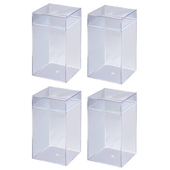 4PK Ultra Pro 7'' Figurine Display Case Storage - Clear