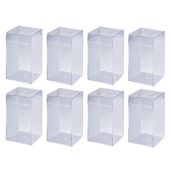 8PK Ultra Pro 7'' Figurine Display Case Storage - Clear