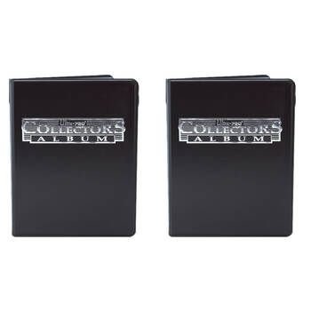 2PK Ultra Pro 9-Pocket TCG/CCG Card Collector Portfolio Case Black