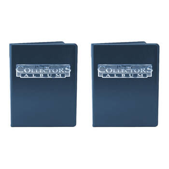 2PK Ultra Pro 9-Pocket TCG/CCG Collector Portfolio Case Navy