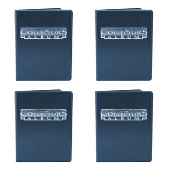 4PK Ultra Pro 9-Pocket TCG/CCG Collector Portfolio Case Navy