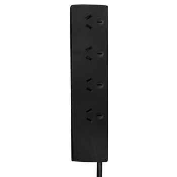 Ultracharge 4 Socket Standard Power Board - Black
