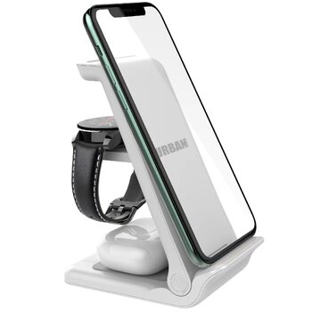 Urban Travel S 3in1 Wireless Charger Dock/Stand - White
