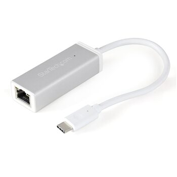 USB-C to GbE Adapter - Silver - with native driver support