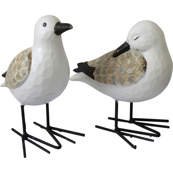 2pc LVD Seagulls Decorative Sculpture Home/Lounge Decor