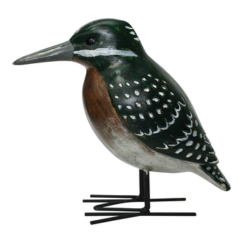 LVD Resin 20cm Mini King Fisher Home Decorative Figurine