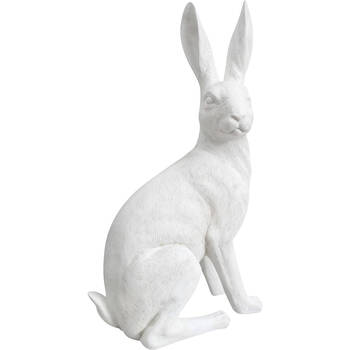 LVD Hare Resin Figurine Ornament Display Decor XL - White