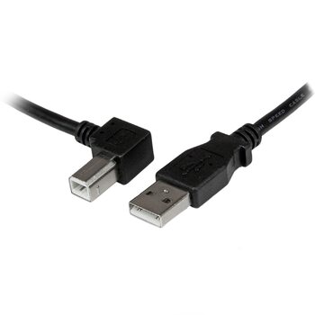 1m Left Angle USB Printer Cable - USB 2.0 A to B