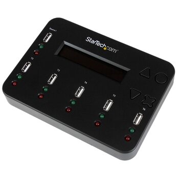 Star Tech USB 1:5 Flash Drive Duplicator & Multi-Pass DoD Eraser