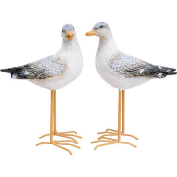 2pc LVD Resin Sea Birds Home/Garden Display Decor 16.5cm