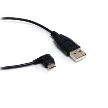 3 ft Micro USB Cable - A to Right Angle Micro B