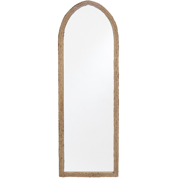 LVD Coastal MDF/Glass 160.5cm Mirror Wall Hanging Display Arched - Brown