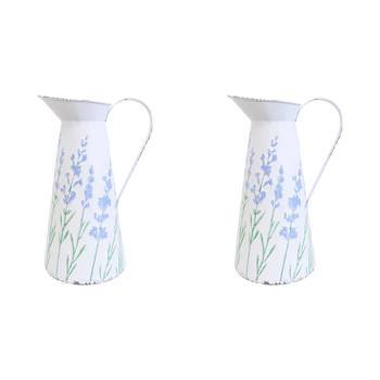 2PK LVD Water/Juice Jug Pitcher Large - Lavender White