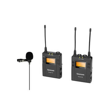 2pc Saramonic UHF Camera-Mount Wireless Omni Lavalier Microphone System Kit