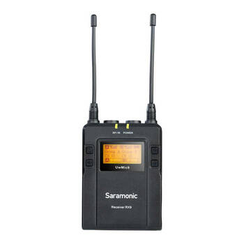 Saramonic Dual-Channel UHF Portable Camera-Mount Wireless Receiver Black