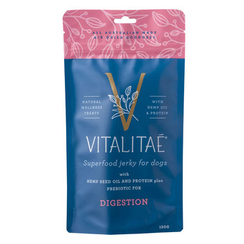 Vitalitae Dog Jerky - Digestion w/ Hemp Oil & Protein 150g