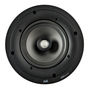 Polk Home Audio AW4060-A V60 Slim In Ceiling Speaker Black