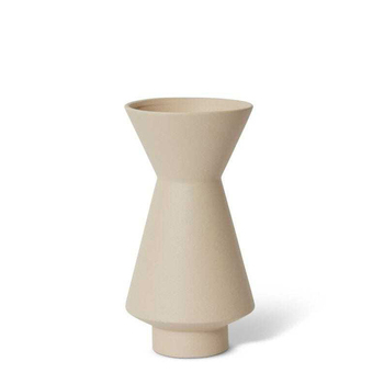 E Style Eloise 26cm Ceramic Flower Vase Decor - Grey