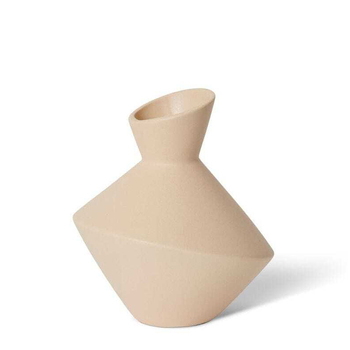 E Style Elena 20cm Ceramic Flower Vase Decor - Beige