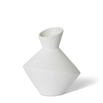 E Style Elena 20cm Ceramic Flower Vase Decor - Off White