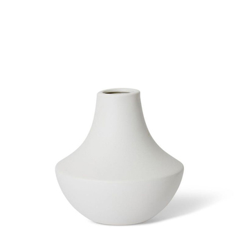 E Style Elyse 18cm Ceramic Flower Vase Decor - Off White