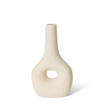 E Style Alina 23cm Ceramic Flower/Plant Vase Decor - Cream
