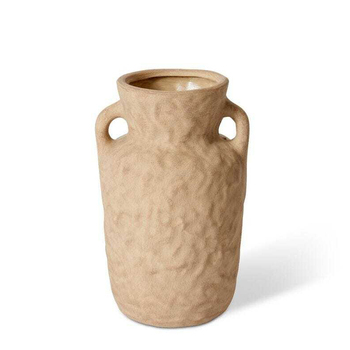 E Style Natalia 24cm Cement Flower Vase Decor - Brown