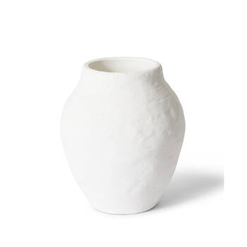 E Style Ceramic Reagan Tall Pot Garden Decor 21x23cm - White