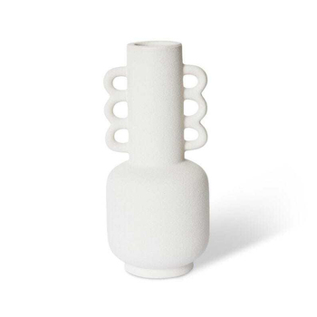 E Style Merrick 29cm Ceramic Flower Vase Decor - White