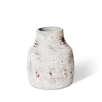 E Style Monroe 26cm Ceramic Flower/Plant Vase Decor - White/Grey