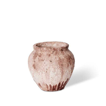 E Style Madison 20cm Ceramic Plant Pot Round Decor - Soft Pink