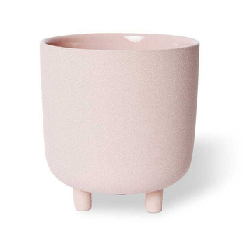 E Style Piper 23cm Ceramic Plant Pot Decor Round - Pink