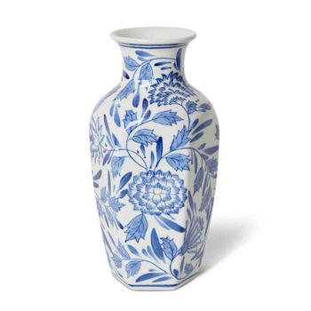 E Style Mabel 30cm Porcelain Flower/Plant Vase Decor - Blue/White