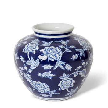 E Style Eunice 21cm Porcelain Plant/Flower Vase Decor - Blue/White