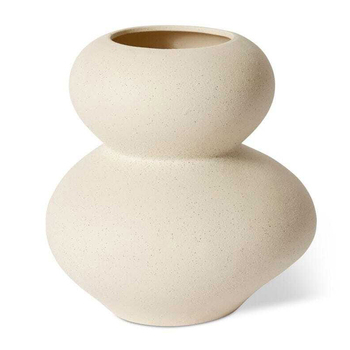 E Style Avery 25cm Ceramic Flower/Plant Vase Decor - Cream