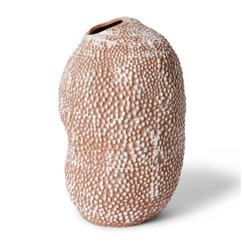 E Style Joelle 28cm Ceramic Flower Vase Decor - Brown