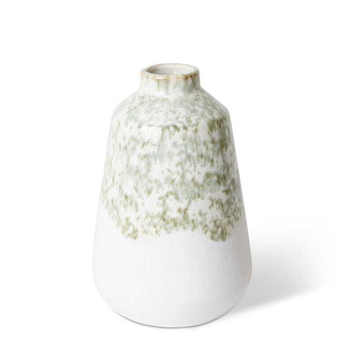E Style Alyssa 27cm Ceramic Flower/Plant Vase Decor - Green/White