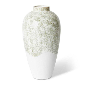 E Style Annika 42cm Ceramic Plant/Flower Vase Decor - Green/White
