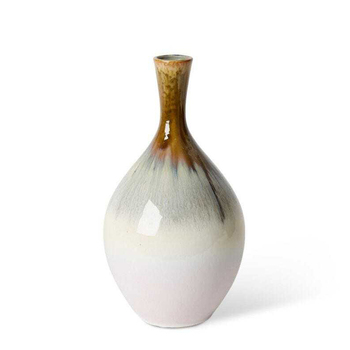 E Style Charlotte 35cm Ceramic Plant/Flower Vase Decor - Brown