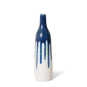 E Style Isla 44cm Ceramic Flower Vase Decor - Blue/White