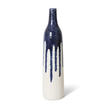 E Style Isla 52cm Ceramic Flower/Plant Vase Decor - Blue/White