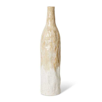 E Style Alcott 59cm Ceramic Plant/Flower Vase Decor - Brown/Cream