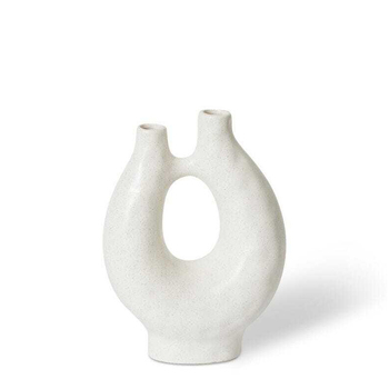 E Style Harlem 35cm Ceramic Flower Vase Decor - White