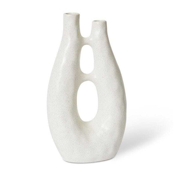 E Style Hendrix 41cm Ceramic Flower/Plant Vase Decor - White
